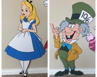 1 Alice in Wonderland cutout prop