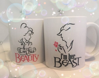 Resultado de imagen de beauty and the beast mug