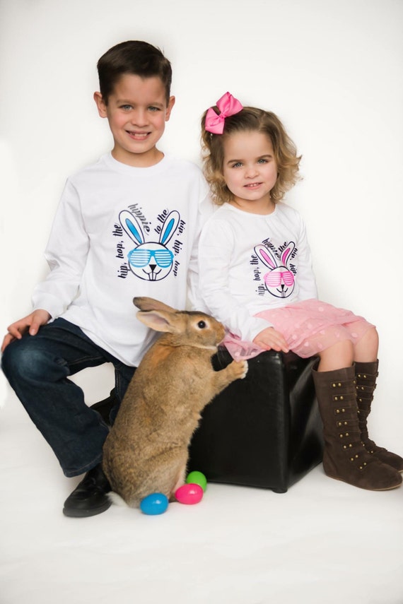 Easter shirt, sibling easter shirt, hip hop shirt, easter shirts for boys, easter shirts for girls, easter onesie, first easter, bunny shirt