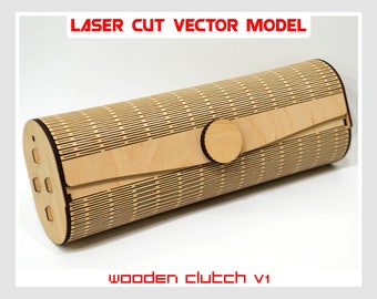 Clutch bag , Evening bag, Wooden bag, Silk clutch, Wooden clutch, Clutch purse, Handmade designer handbag, Plywood clutch, Clutch-V1