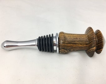 Bocote Wine Bottle Stopper