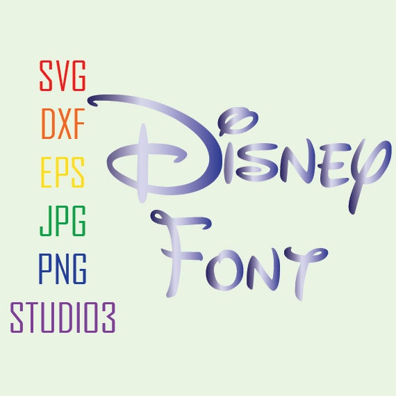 Free Free 148 Disney Svg Font SVG PNG EPS DXF File
