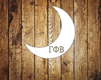 Gamma Phi Beta Crescent Decal