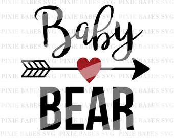 Baby Bear SVG, New Baby SVG, Baby Girl svg, Baby Boy svg, Newborn svg, svg files, svg Cuttable , Cricut svg, Silhouette svg, Cutting Files