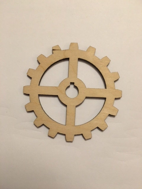 Laser Cut Gear Gears Wood Shapes Laser Cut Wood Eighth