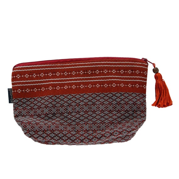 Handwoven Cosmetic Bag Makeup Bag Toiletry Bag. Made in