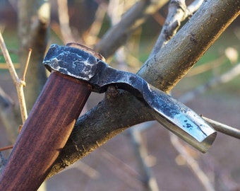 Hand forged Adze, forged tools, forged adze, carpentry adze, carpentry tool, woodcarving adze, medium size