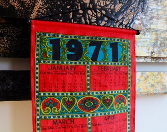 1970 calendar | Etsy