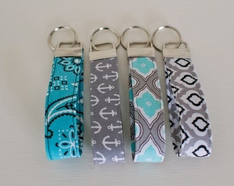 Key Fob-Key Fob Wristlet-Key Fob Key Chain-Wrist Lanyard-Key Lanyard-Anchor Key Fob-Wrist Key Chain-Wrist Key Holder-Keychain-Key Chain