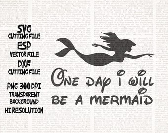 Download Mermaid svg quote | Etsy
