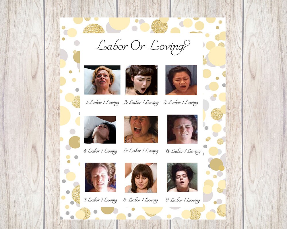 Baby Shower GameLoving Or LaborLaborPorn Or Laborlabour