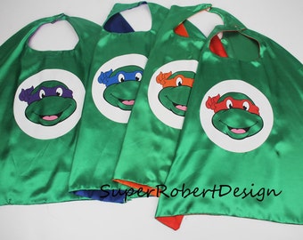 Teenage Mutant Ninja Turtle Capes, Ninja Turtle Birthday, Teenage Mutant Ninja Turtle Party, Teenage Mutant Ninja Turtle