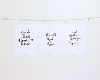 Winnie the Pooh print 'You are braver than you believe, stronger than you seem and smarter than you think'
