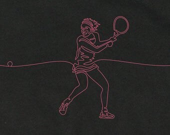 Women's Tennis T-Shirts, Tennis Gifts for Women, Women's Graphic Tees, Cool T-Shirts, Women's Tennis Shirts, Tennis Art, Unique Tennis Gifts
