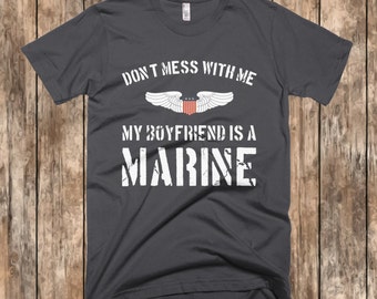 Marine Girlfriend Shirt, Marine Girlfriend Clothing, Marine Girlfriend, Marine Corps Shirt, Military Shirt, Military Girlfriend