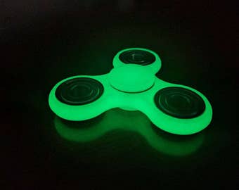 Ceramic Fidget Spinner (Glow in the Dark Green)