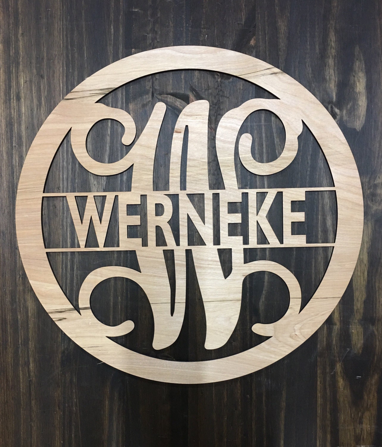 Monogram door hanger unfinished monogram door hanger circle