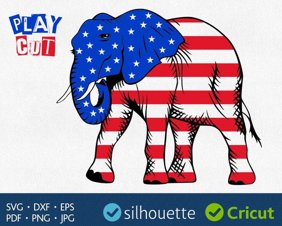 Download Elephant svg clipart vinyl design cut file for Cricut