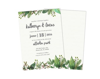 Standard Wedding Invitation Card (25 pack)
