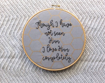 bible verse embroidery design – Etsy