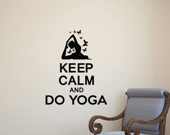 Keep calm do yoga | Etsy