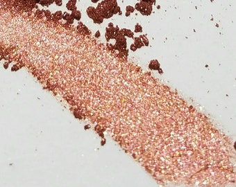 Super Pigmented Sparkle Eyeshadow *RUSSET GOLD* Color-Shifting, Stays On All Day! *BONUS* Samples Included With All Purchases!