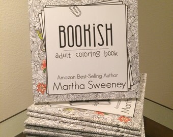 Bookish: Adult Coloring Book