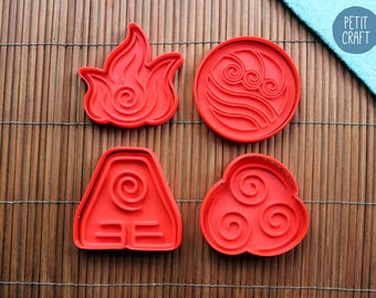 Avatar: The Last Airbender - Cookie Cutters, Cake and Fondant Decorates