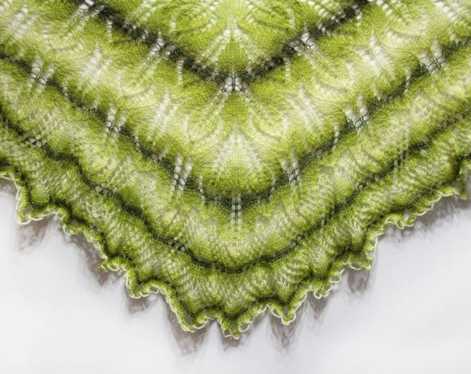 Knitted shawl, delicate shawl , hand knit shawl, crochet shawl, knit shawl, knitted shawl, knit scarf, green shawl, knitted scarf,