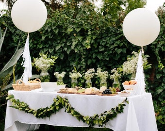 Giant White Balloon - Giant 36" Balloon Wedding Balloons | Round White Balloons | Giant Balloons | Big White Balloons | Baby Shower Balloon