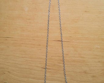 Stirling silver cross necklace