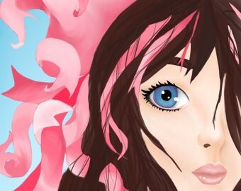Ribbons - Digital Art - 20.4 x 27cm FREE Postage in Australia!!!