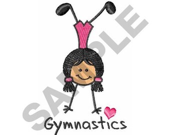 Love Gymnastics - Machine Embroidery Design