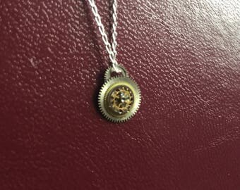 Silver Steampunk Necklace