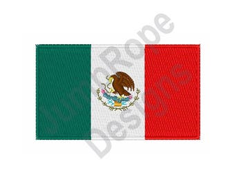 Mexican National Flag - Machine Embroidery Design