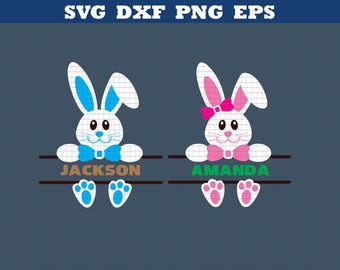 Download Easter Bunny Svg, Easter Svg, Easter Split Svg, Easter ...