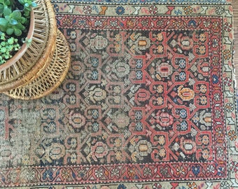 3'x5'9" Antique Persian Rug