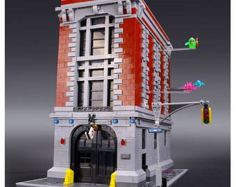 FREE Shipping 4695Pcs Ghostbusters Firehouse Headquarters Model