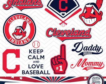 Cleveland Indians baseball team, baseball league, baseball logo, STS-009