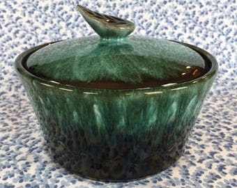Vintage Royal Canadian Art Pottery Covered Dish 1960s