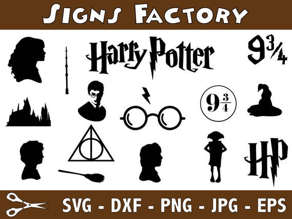 Harry Potter Svg Cut Files, Harry Potter Svg, Svg, Eps, Dxf, Png use