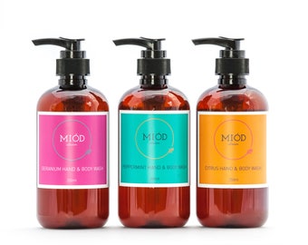 Organic Hand and Body Wash Pack