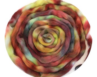 Icelandic Wool Top Hand Dyed 100g 3.5oz IC7