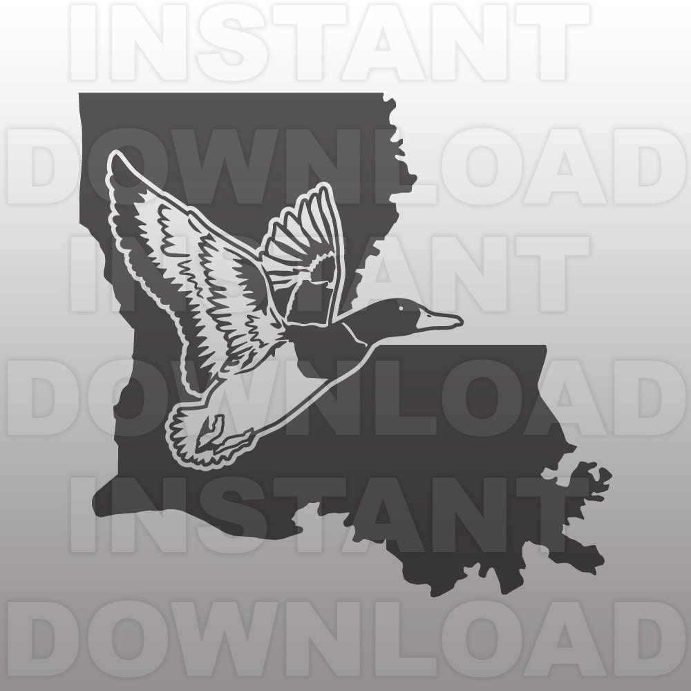 Download Duck Hunting Louisiana SVG FileMallard SVG FileDrake svg