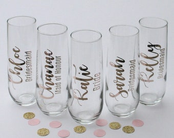 Will you be my bridesmaid? Will you be my maid of honor? Bridesmaid Proposal, Asking Bridesmaids, Will you be my bridesmaid champagne glass