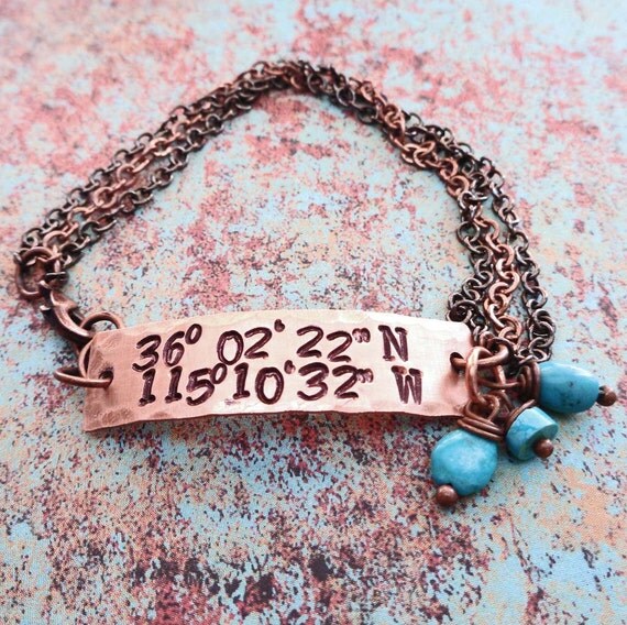 Latitude Longitude Bracelet Favorite Place In The   Il 570xN.1076219284 Cdi6 