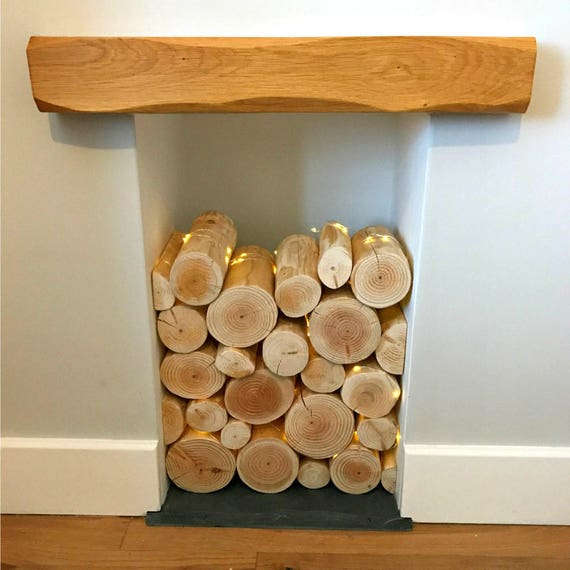 Decorative Logs for Feature Displays in Empty Fireplaces