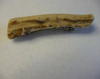 Deer Antler Hair Baarrette with French Clip #46