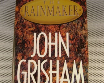 Vintage 1995 The Rainmaker John Grisham Hardcover Book, First Edition, Autographed Signed by the Author