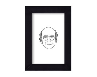 4 x 6 Larry David / Curb Your Enthusiasm / Seinfeld Portrait